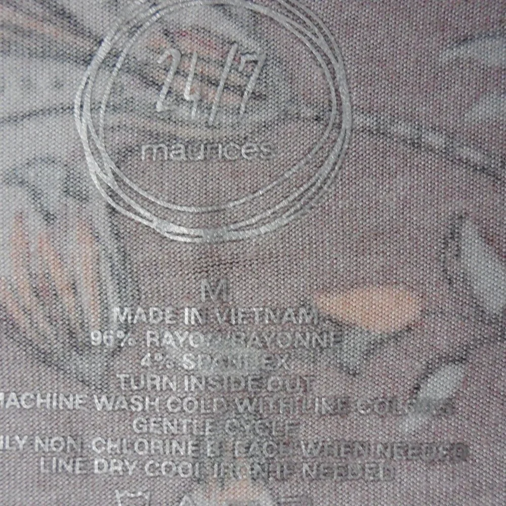 Maurices Floral Tank Tops Size S & M - Picture 3 of 7